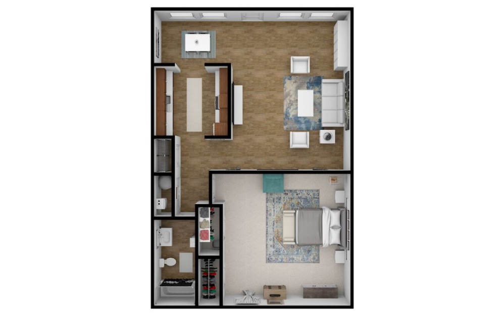 studio floor plan